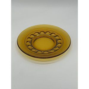 Colony "Crown Amber" Thumbprint Salad Plate 8 3/8"